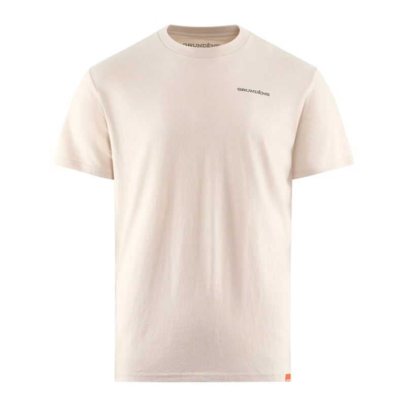 Grundens Gyotaku SS T-shirt Bone Heather Dungie